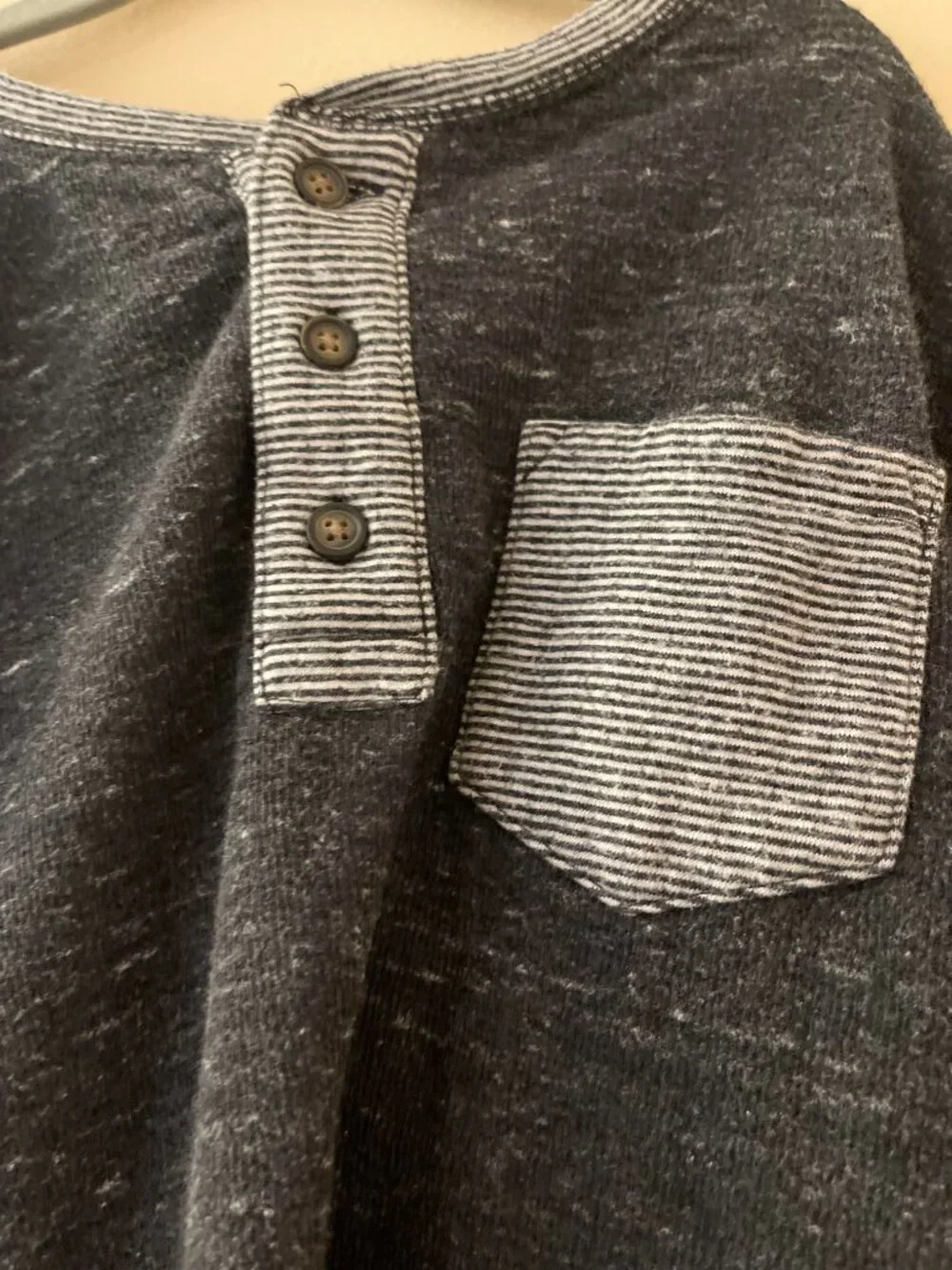 2 Cat & Jack Henleys - Gold & Navy